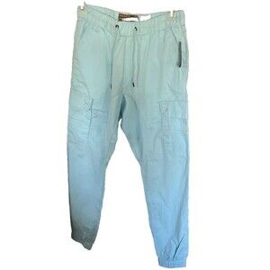 M evolution in design blue woman pants 100%cotton made in pakistan machine wash